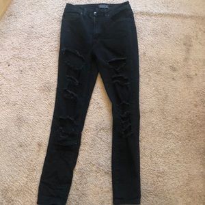 Skinny Black Ripped Jeans